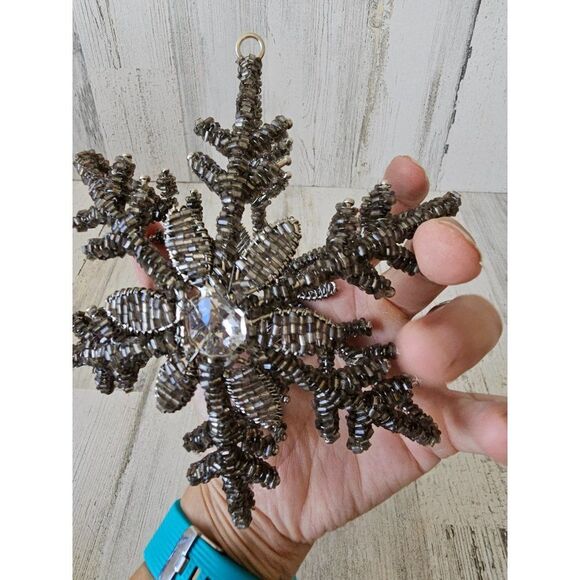 Beaded star ornament large - Picture 6 of 7